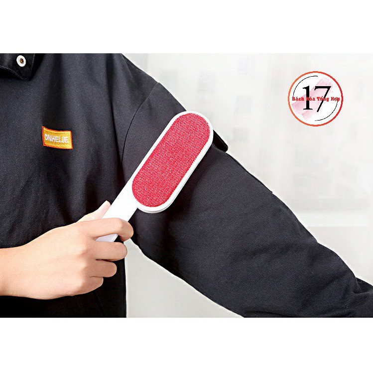 Bàn chải tĩnh điện tẩy lông chó, mèo, xơ vải cho quần áo, sofa, chăn...