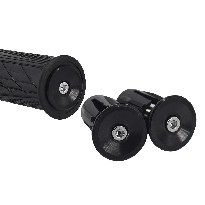 1 Pair Bike Handle Bar Cap Road Bike End Plugs MTB Handle Bar End Cap Bike Accessories Aluminum Alloy Grips Bar End Cap