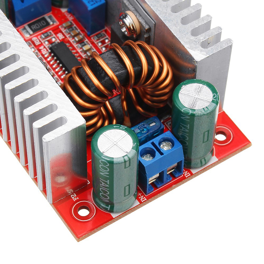 Mạch Tăng Áp DC-DC 15A 400W 8.5V-50V Có Chỉnh Dòng