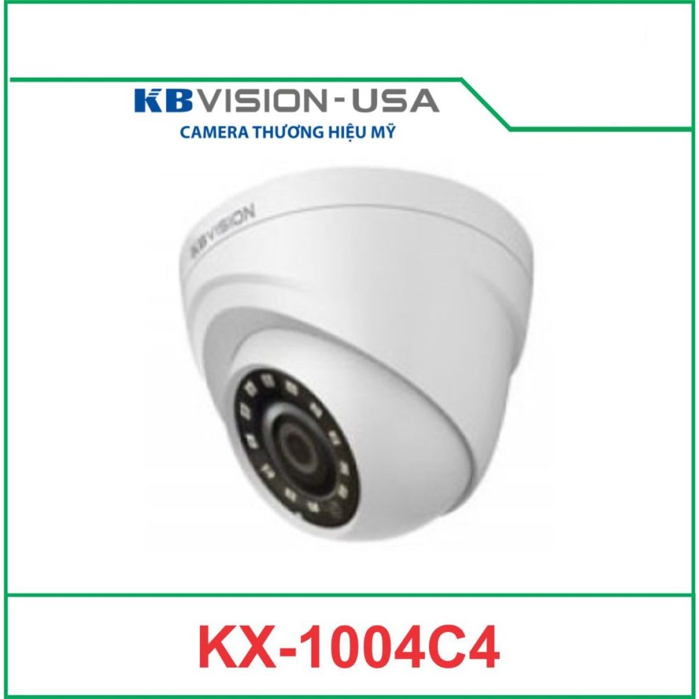 [KX-1004C4] Camera Dome HDCVI hồng ngoại 1.0 Megapixel KBVISION KX-1004C4