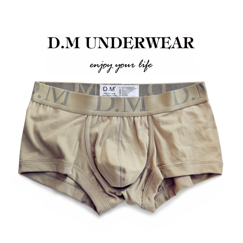[ Nội Địa Trung ] Quần sịp Boxer Nam D.M MenUnderwears ( Mềm mại thoáng mát)