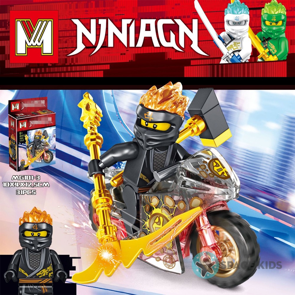 Đồ chơi Lego Ninjago Minifigure đua xe máy 25-31 chi tiết cho bé lắp ráp mô hình Lego giá rẻ