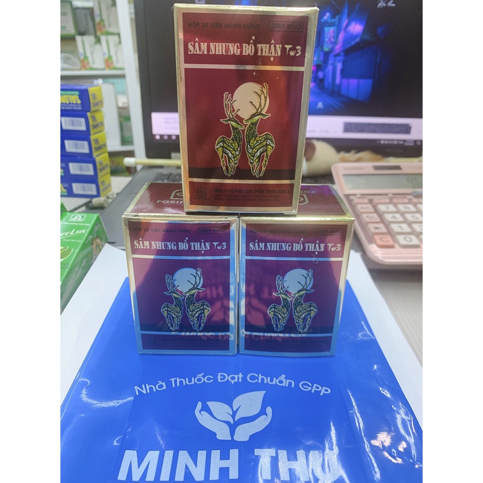 Sâm Nhung Bổ Thận TW3 chai 30 viên