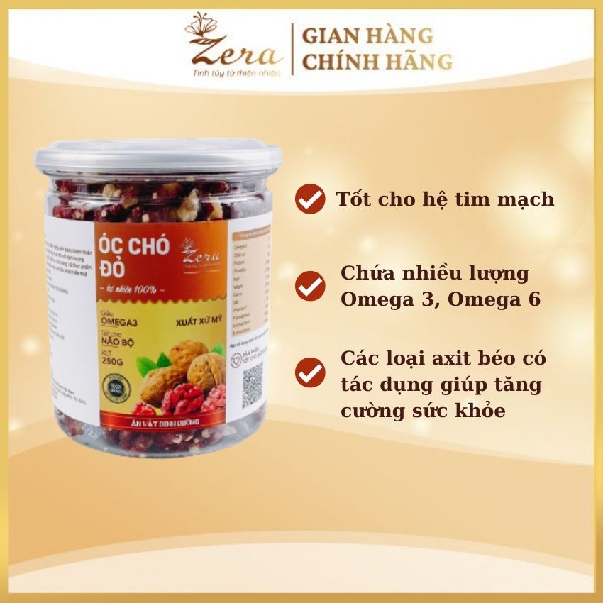 Óc chó đỏ dành cho mẹ bầu cung cấp đủ chất dinh dưỡng và hạn chế được mệt mỏi trong quá trình mang thai