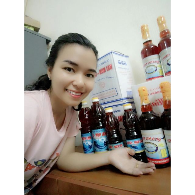 Combo 3 chai nước mắm truyền thống Hai Non Cà Ná 30 độ đạm (500ml/ chai)