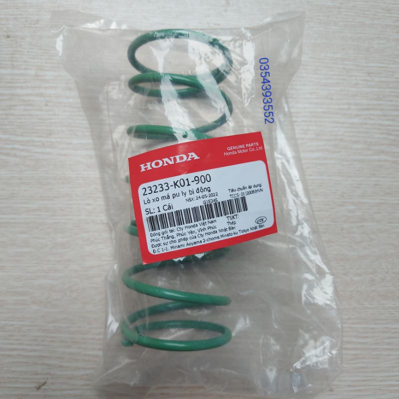 Lò xo trụ côn Sh mã K01