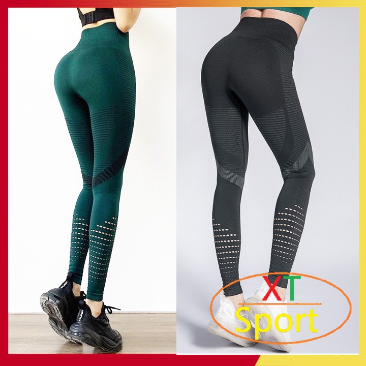 Quần tập gym nữ, Quần Gym nữ họa tiết đẹp kiểu dáng sexy QGM144