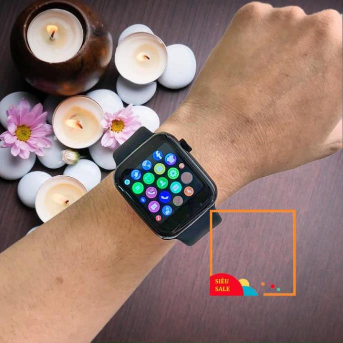Đồng hồ thông minh lắp sim nghe gọi Q9 đo huyết áp nhịp tim, chống nước kiểu dáng apple watch, đồng hồ điện thoại