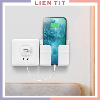 Kệ để remote, giá đỡ điện thoại khi sạc dán tường tiện lợi