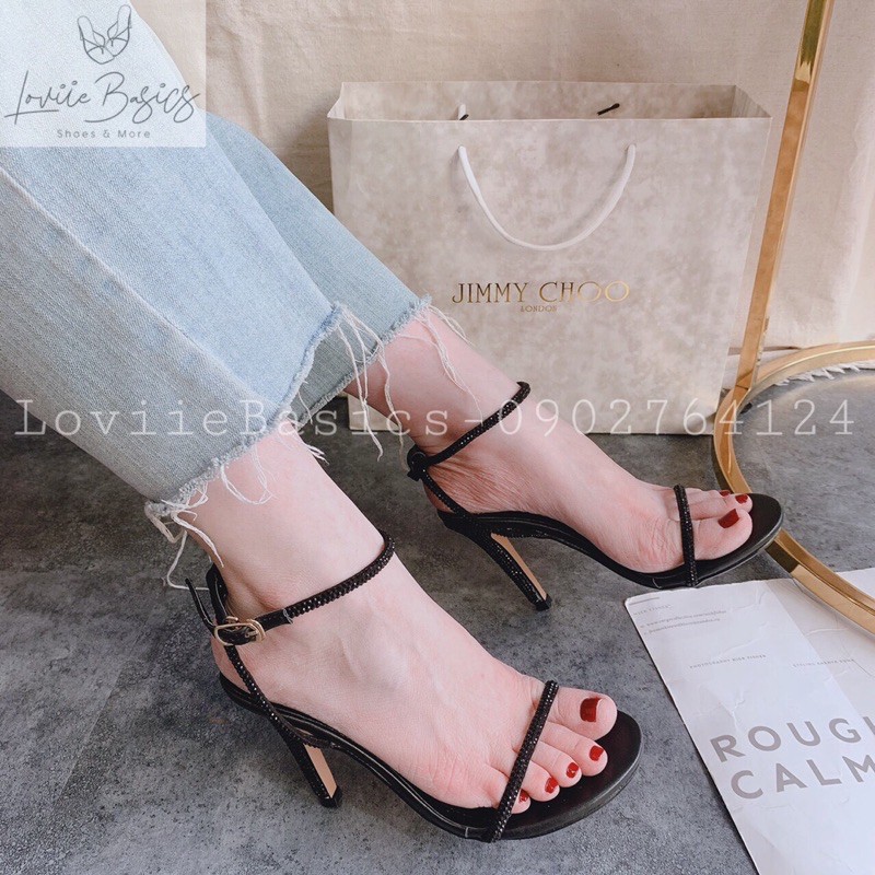 SANDAL CAO GÓT LOVIIE BASICS- GUỐC SANDAL NỮ 7 PHÂN - SANDAL NỮ ĐẾ NHỌN - GIÀY CAO GÓT QUAI NGANG NHUYỄN G200728