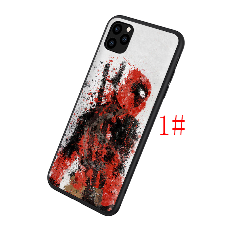 MARVEL Ốp Lưng Silicone Họa Tiết Hoạt Hình Deadpool Dễ Thương Cho Iphone 8 7 6s 6 Plus 5 5s Se 2016 2020