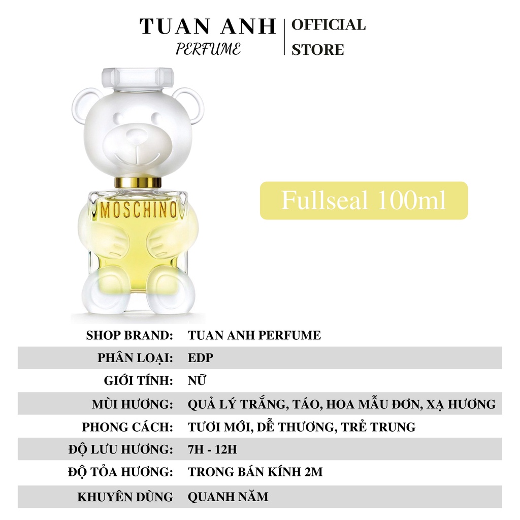 Nước hoa nam nữ cao cấp Moschino Toy Boy – Toy 2 chính hãng giá Tốt TUAN ANH PERFUME