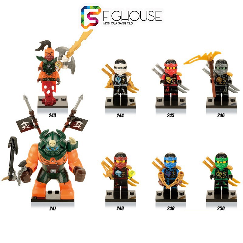 Xếp Hình Minifigures Các Nhân Vật Ninjago - Đồ Chơi Lắp Ráp X0112 [A9]