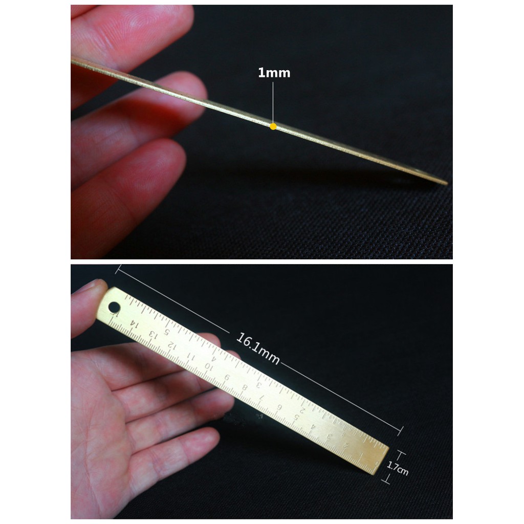 Thước thẳng bằng đồng 150mm