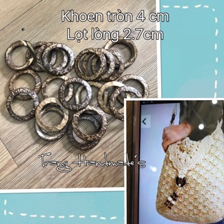 Khoen tròn trang trí túi