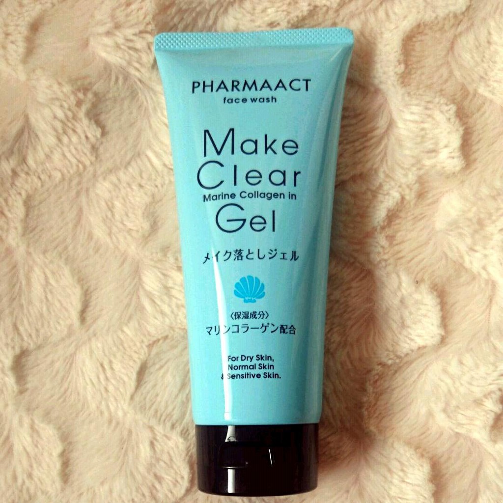 (Date 23/10/2023) Gel Tẩy Trang Rửa Mặt Pharmaact Make Clear Gel Collagen (200g)
