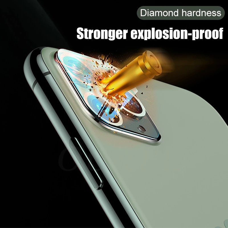 Kính cường lực bảo vệ ống kính camera sau điện thoại 3D HD trong suốt 9H thích hợp cho 13 Pro/ Pro Max 12