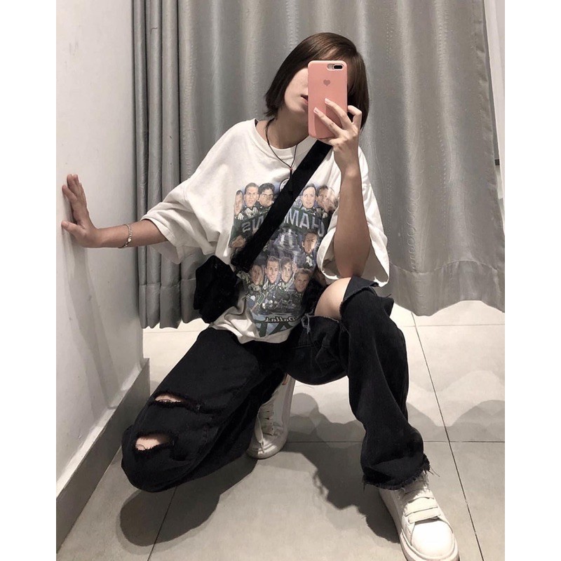 QUẦN RÁCH LỖ TO