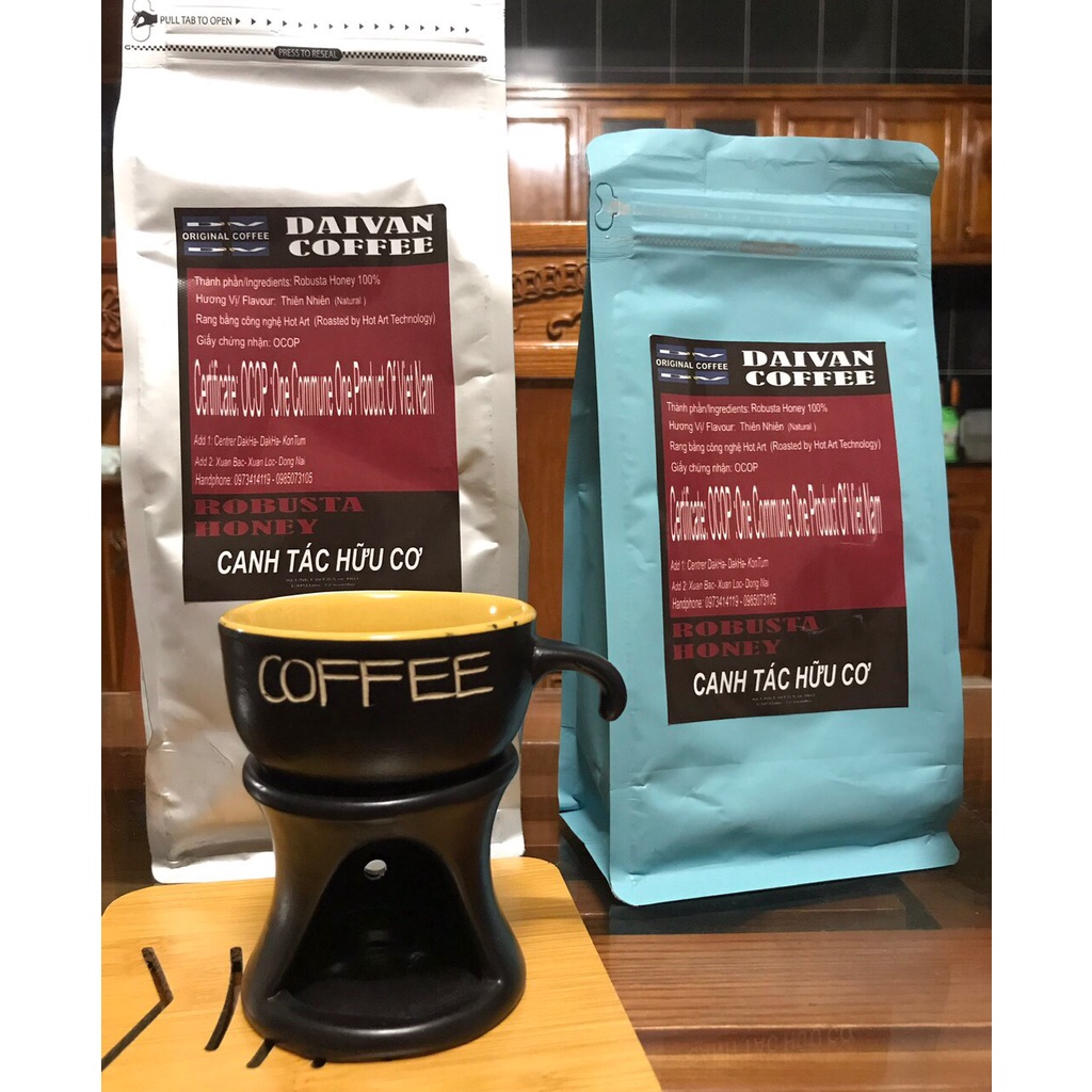 CÀ PHÊ SẠCH ROBUSTA HONEY  HẠN CHẾ ẢNH HƯỞNG TIM MẠCH- DAVAN COFFEE | BigBuy360 - bigbuy360.vn