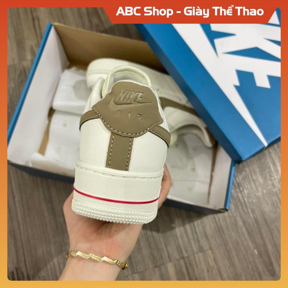 Giày thể thao sneaker af1 travis vệt nâu af1 sữa nâu mẫu mới ảnh thật cận cảnh