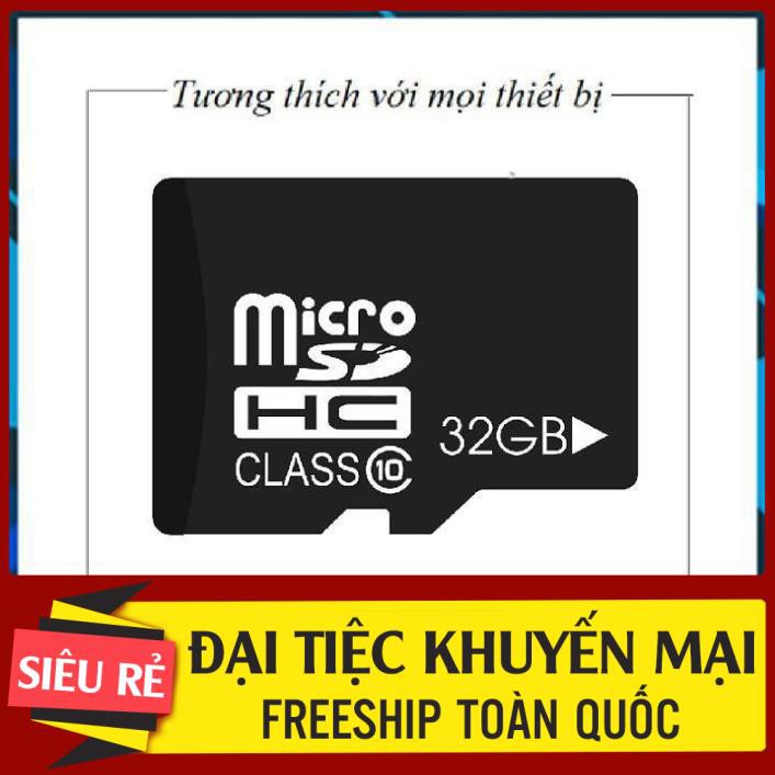 $ KỊCH SÀN  Thẻ nhớ 32G Class10 - tốc độ cao chuyện dụng cho Camera IP wifi, Smartphone, loa đài $