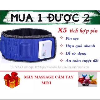 Massage x5 đánh tan mỡ thừa giảm béo + tặng masage cầm tay