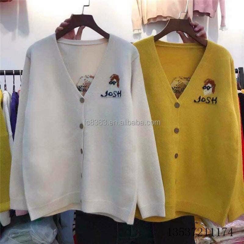Áo len nữ cadigan Quảng Châu  dáng dài dày đẹp giao mẫu ngẫu nhiên