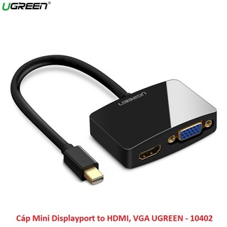 Cáp Chuyển Đổi Mini Displayport To HDMI, VGA Ugreen 10439