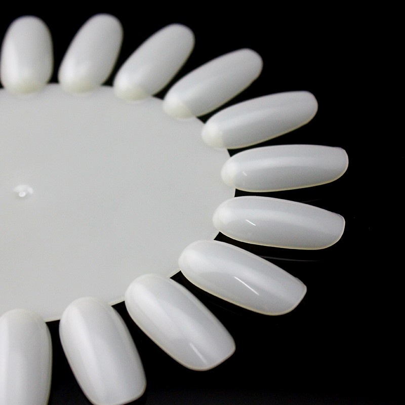 Thẻ Móng Tay Giả Hình Oval Bằng Acrylic UV