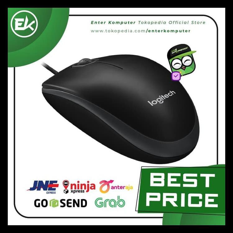 Chuột Quang Logitech B100 Mã 1130 - Màu Đen