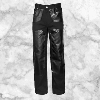 Quần Jean gối da - Double Leather Knee Jean - Ak 47 Republic