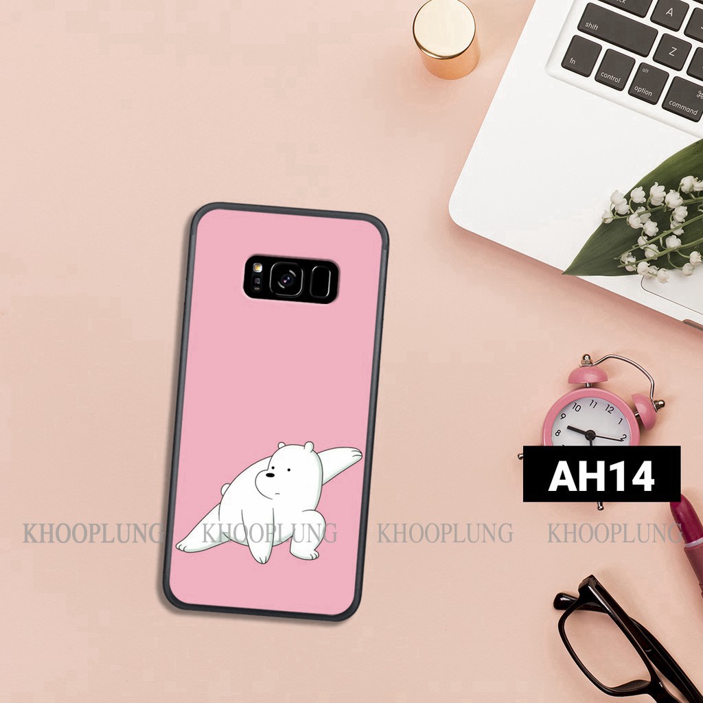 [SALE] Ốp lưng Samsung Galaxy S8 - S8 Plus - S9 - S9 Plus in hình gấu cute dễ thương