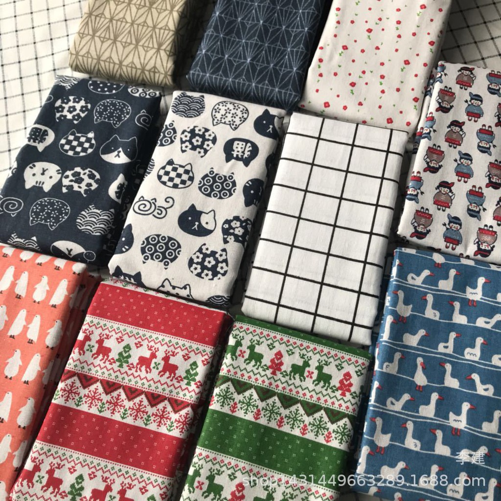 Vải linen họa tiết giáng sinh, noel, giang sinh