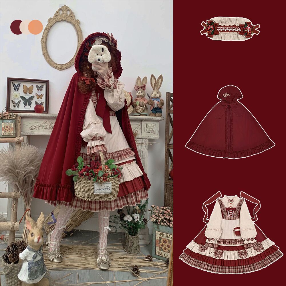 Hàng Có Sẵn Đầm lolita Hóa Trang Công Chúa Hai Chiều Dáng Dài Phong Cách Nhật Bản Dễ Thương