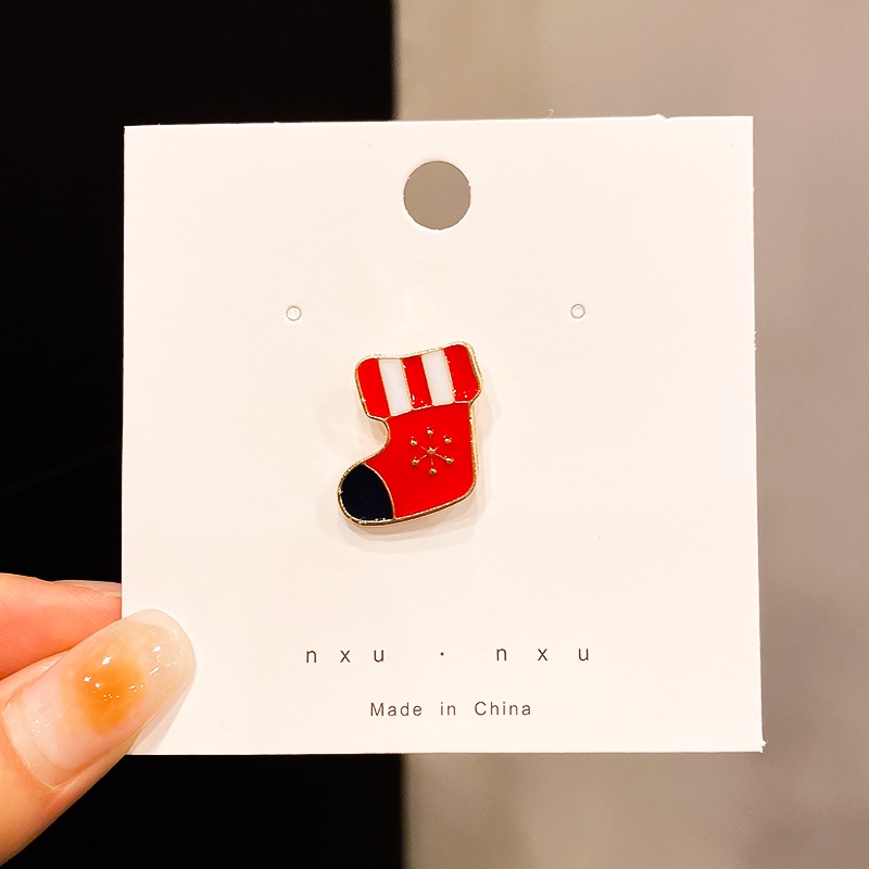Ghim cài áo kim loại hình hoạt hình dễ thương phong cách Hàn Quốc