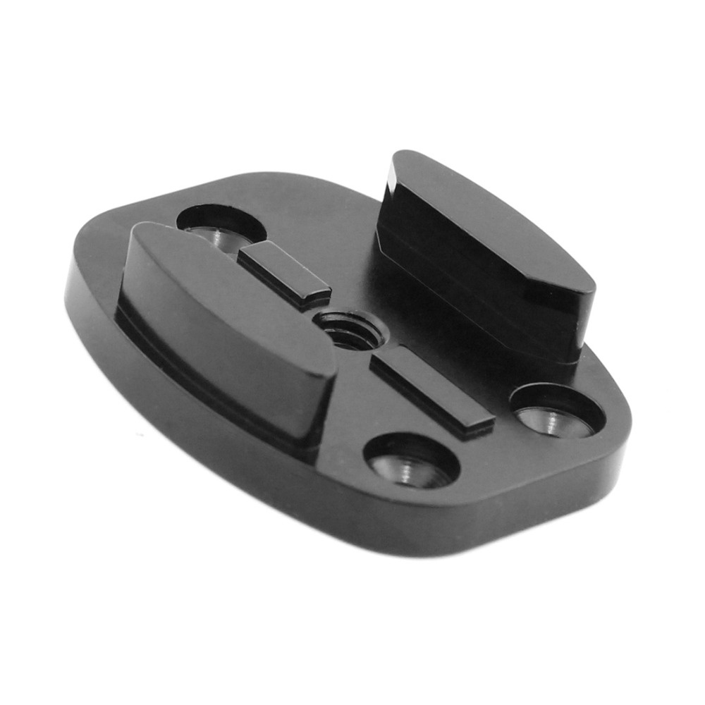 Ngàm Gắn Máy Ảnh Bằng Nhôm Màu Đen Cho Gopro Hero 5 4 3 / SJcam / Yi Action Với Vít 1/4