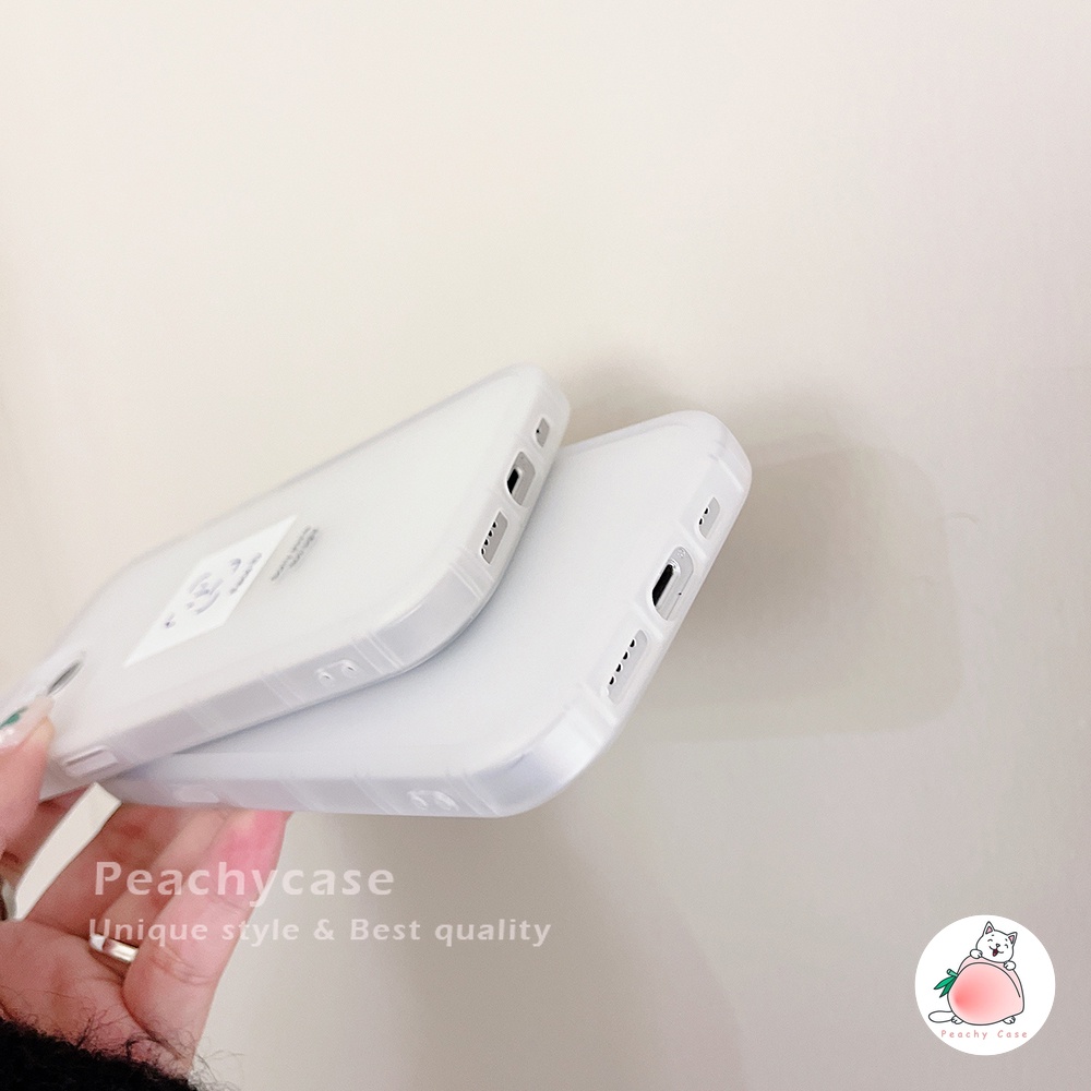 Ốp điện thoại TPU mềm nhám chống in dấu vân tay in hình mặt cười cho IPhone 13 12 11 Pro Max Xr Xs X