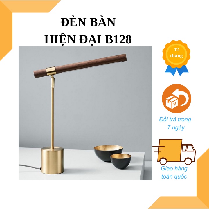 Đèn để bàn B128 decor nội thất hiện đại theo phong cách Bắc Âu vô cùng độc đáo, đọc sách, làm việc, trang trí phòng ngủ