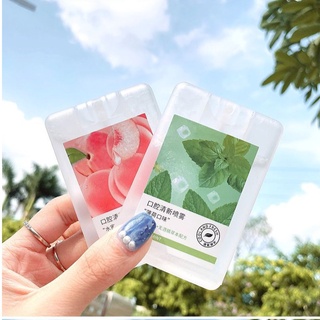 Xịt Thơm Miệng HEYXI Vị Đào Vị Bạc Hà