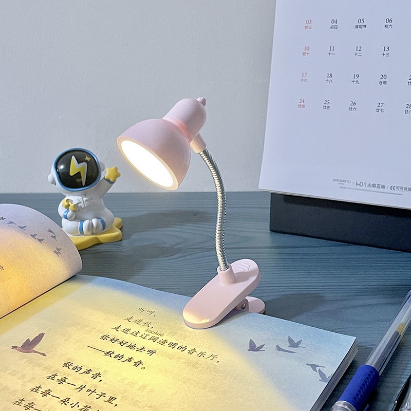Đèn Ngủ Mini Dễ Thương Kẹp Bàn Bảo Vệ Mắt Chất Lượng Cao