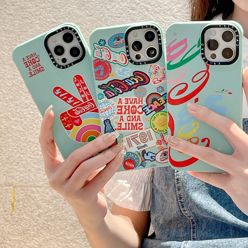 Ốp Điện Thoại Mềm In Hình Coca-Cola Cho iPhone13Pro iP12Pro XS iPhone11 12Promax 13Promax 11 12 13