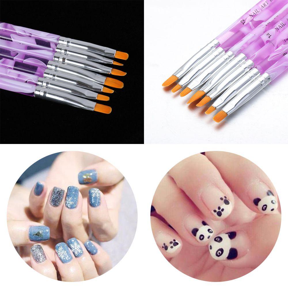 Set 7 Cọ Vẽ Móng Tay Chuyên Nghiệp