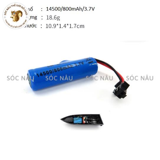 Pin sạc Li-ion 3.7v 14500 800mah 3.7V cho đồ chơi xe ô tô điều khiển từ xa,xe địa hình điều khiển từ xa