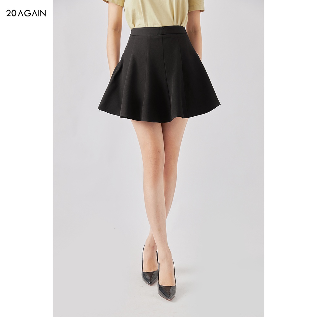 [Mã WABRAG99 giảm 10% đơn 99K] Chân váy xòe 20AGAIN, thiết kế xếp ly trẻ trung, năng động JXA1652 | BigBuy360 - bigbuy360.vn