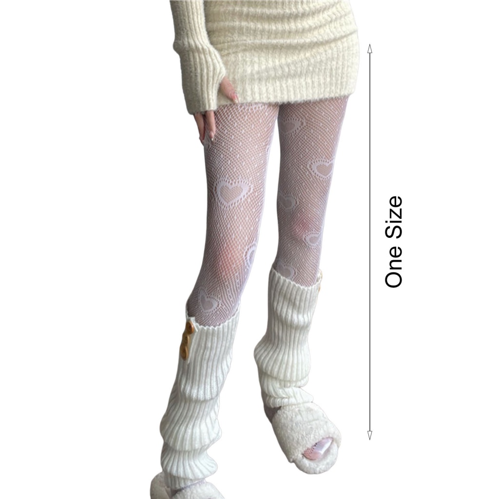 &lt; Citydiscount &gt; Quần Tất Lưới Rỗng Họa Tiết Trái Tim Dễ Thương Cho Bé Gái