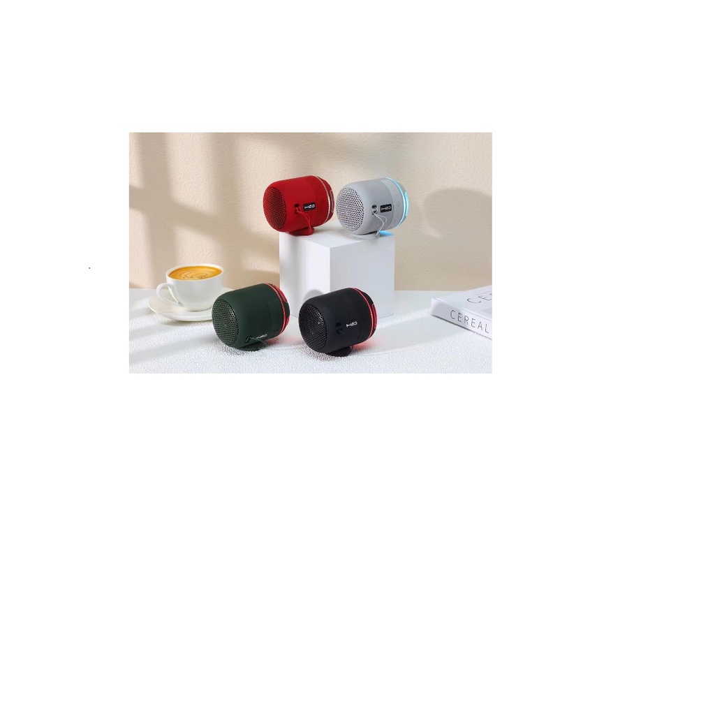 TG294 Mini Không Dây LED Bluetooth Âm Thanh Box Stereo Loa Siêu Trầm Loa Có Mic Hỗ Trợ Thẻ TF FM