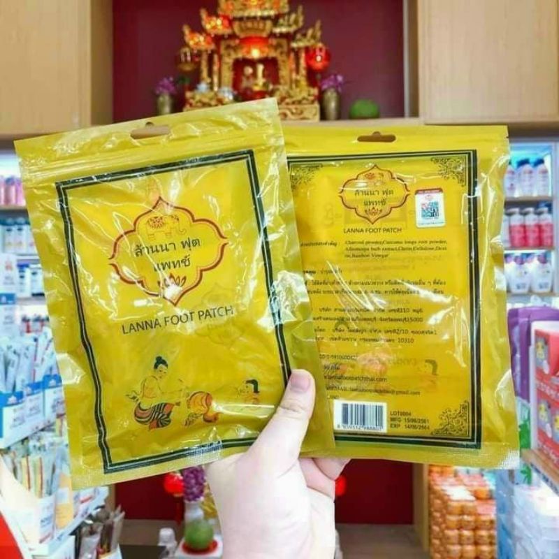 bịch 10 miếng dán thải độc chân hàng chuẩn