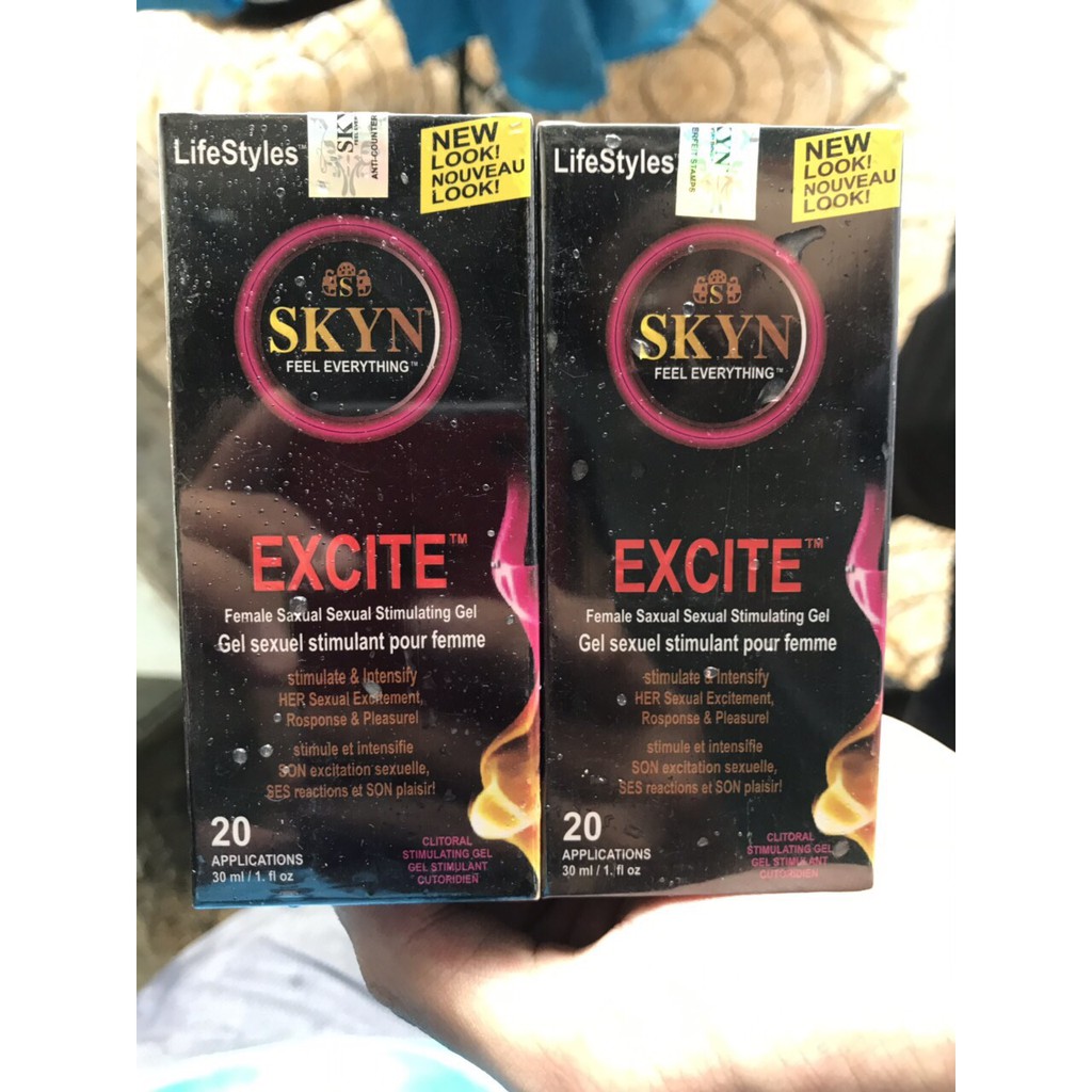 Gel bôi trơn tăng khoái cảm EXCITE SKYN - sản phẩm cao cấp của Skin