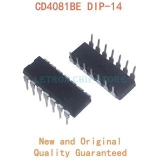 Set 10 linh kiện điện tử ic cd4081be dip14 cd4081 dip 4081be dip-14 novo
