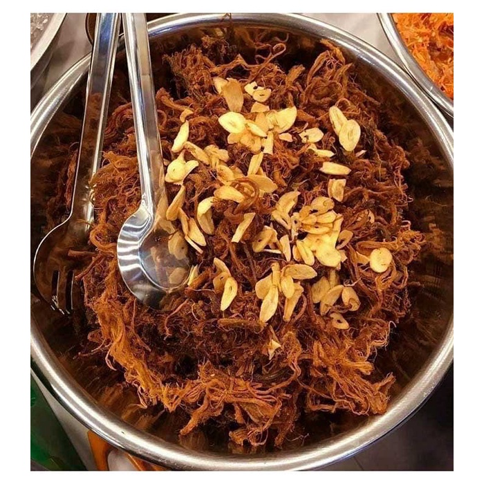 Heo khô cháy tỏi loại hộp